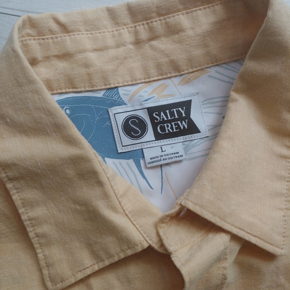 Salty Crew NEW mens Woven Button Down Shirt - Picture 3 of 9